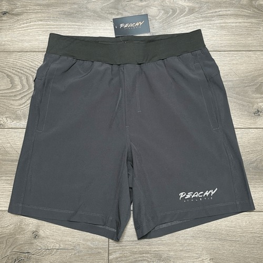 Peachy Athletic 7" Kenesis Compression Liner Training Shorts Gray Size Medium‎